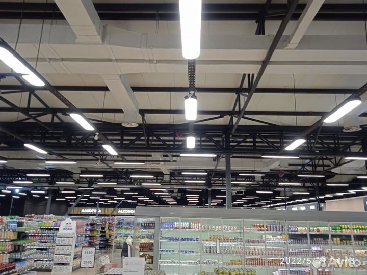 Светодиодная потолочная люстра форма Овал 1200мм