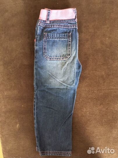 Джинсы для девочки 98