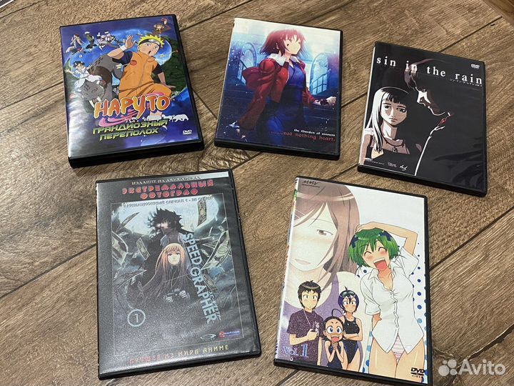 DVD диски аниме сериалы
