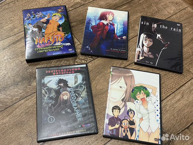 DVD диски аниме сериалы