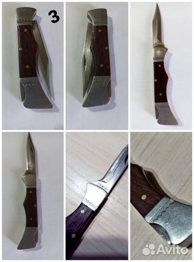 Складные ножи,рабочие,времён СССР-8 штук