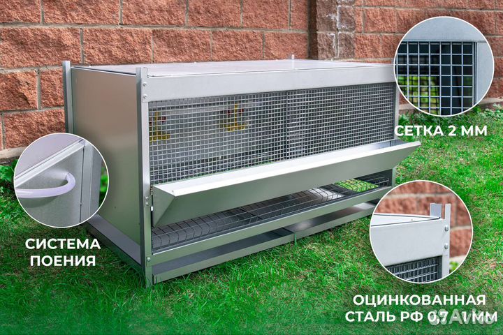 Клетки для кур и перепелов