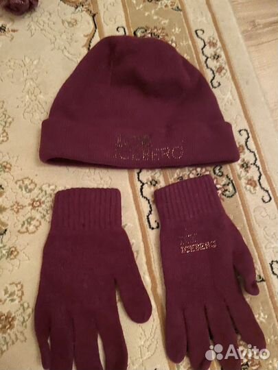 Комплект шапка и перчатки
