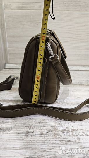 Сумка хаки Velina Fabbiano с двумя ремешками