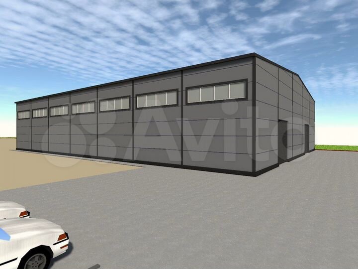 Торговое, производств-е, складское здание, 1260 м²