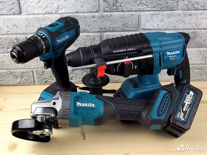 Перфоратор Шуруповерт Болгарка Makita 3 в 1