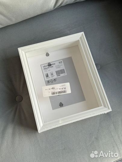 Рамка для фото IKEA Vastanhed 20х25 белая