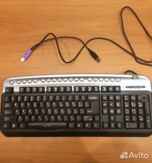 Компьютерная мышь Genius и клавиатура Oklick