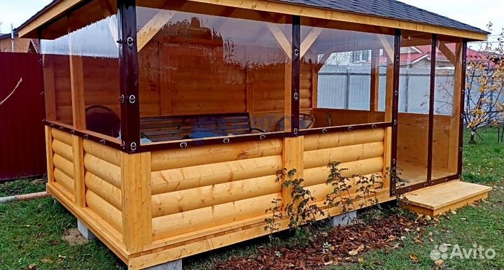 Мягкое стекло для беседок