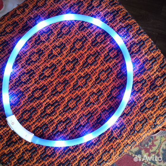 Ошейник светодиодный. светящийся