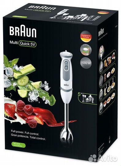 Погружной блендер Braun MQ5245 WH
