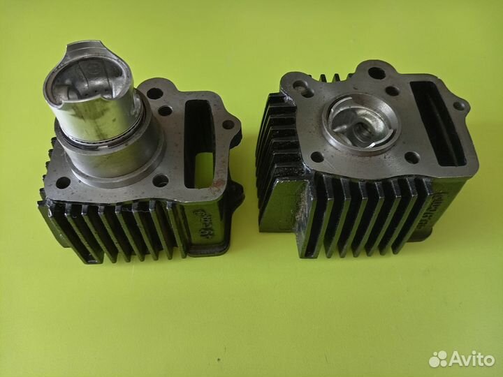 Цилиндро-поршневая группа на скутер мопед мотоцикл