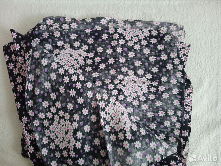 Отрез ткани штапель СССР