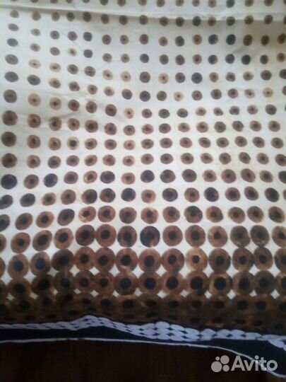 Отрез ткани.Мех и джинс стрейч хлопок