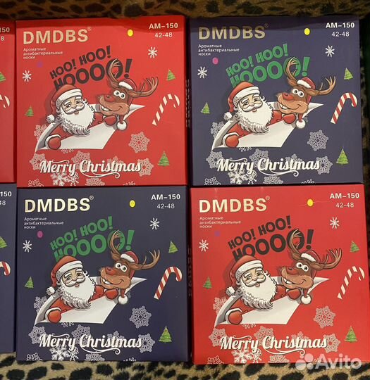 Новогодние носки в коробке