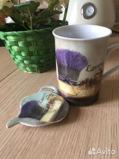 Кружка чайная (комп из 2-х предметов) новая