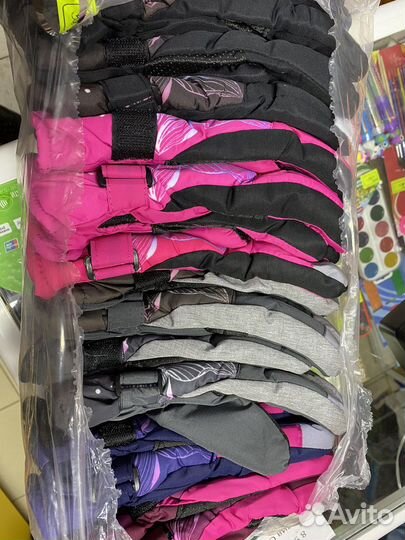 Перчатки балоневые для девочек 8-10-12 лет