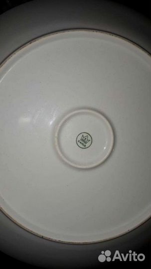 Немецкий,Старинный набор Kahla 50 шт.фарфор