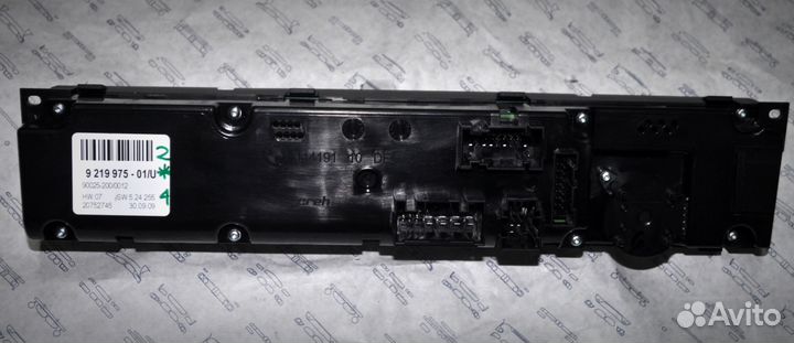 Панель управления климат-контролем BMW X5, X6