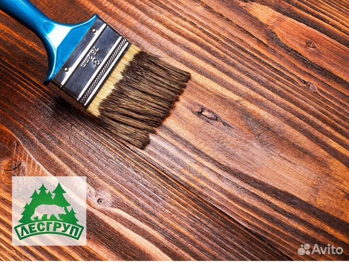 Покраска пиломатериала, имитации бруса, вагонки