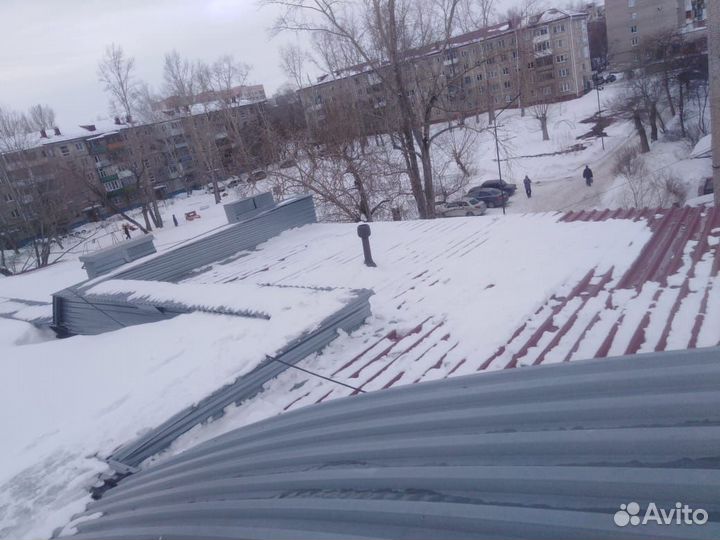 Уборка снега с крыш НДС и без