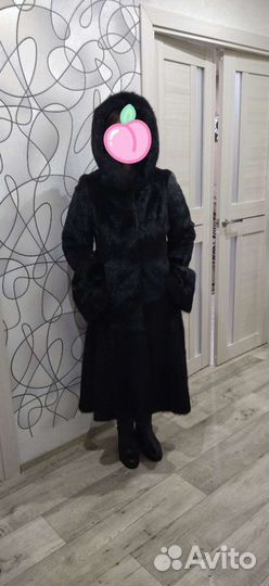 Шуба из бобрика Р 46