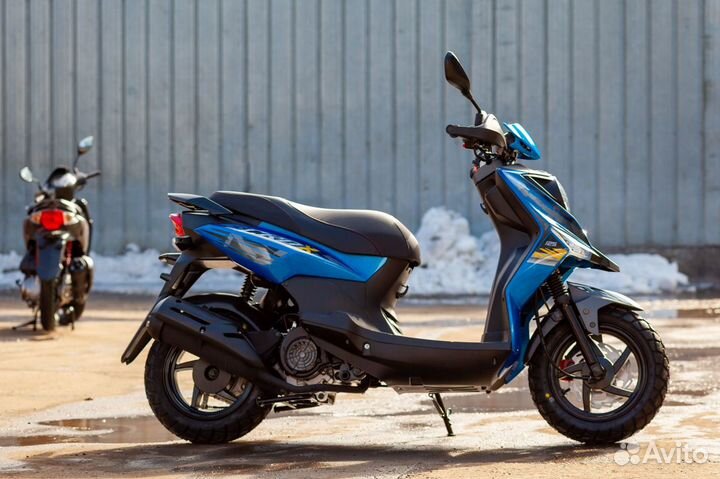 Скутер SYM crox 125 Синий