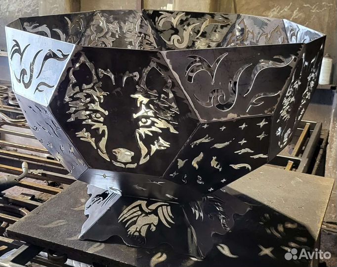 Мангал, костровая чаша, адресная табличка