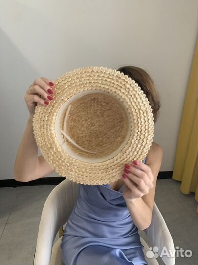 Шляпа летняя плетеная