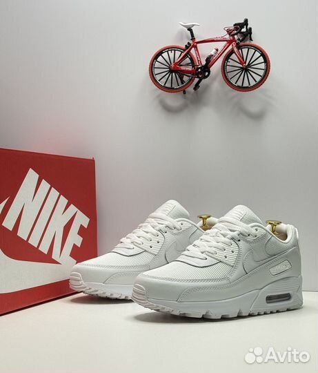 Кроссовки nike air max 90 белые