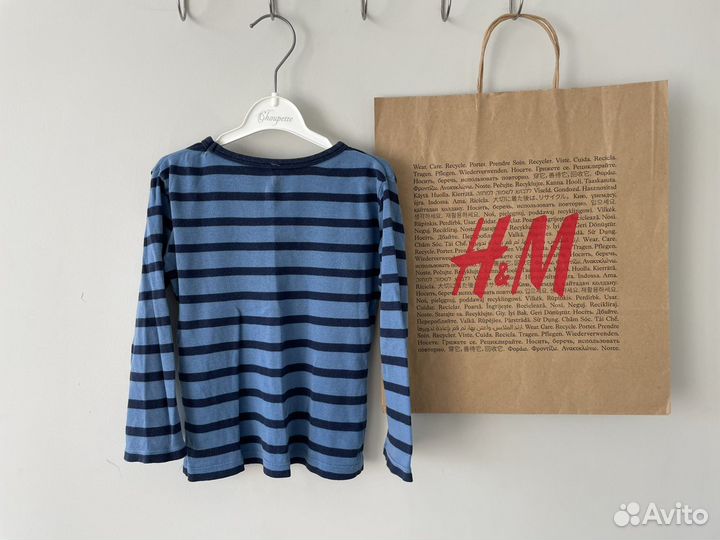 H&M р.92 футболка с длинным рукавом