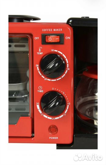 Кофеварка + духовка + гриль 3в1