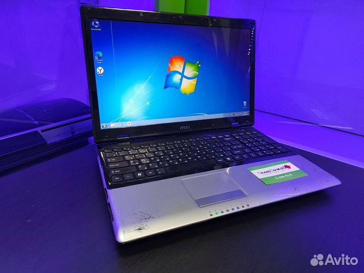 Шустрый ноутбук MSI MS-1682 (i3/ 500Gb)