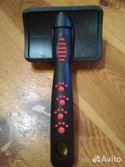 Пуходерка новая пластик с каплей малая