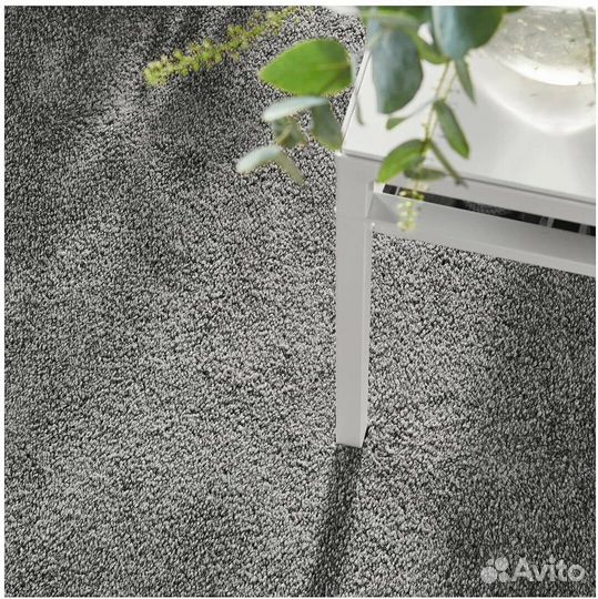 Ковёр 1.95х1.33 м IKEA stoense новый серый