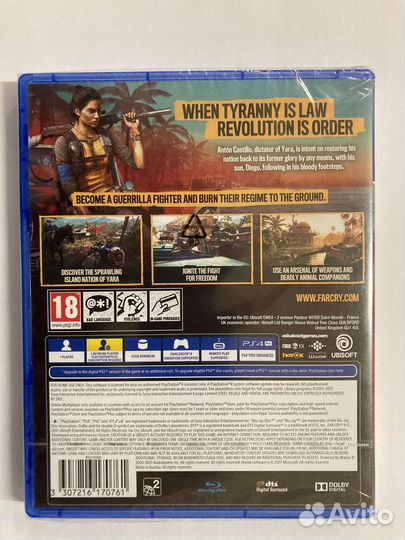 Sony PS4 диск Far Cry 6,абсолютно новый,запечатан