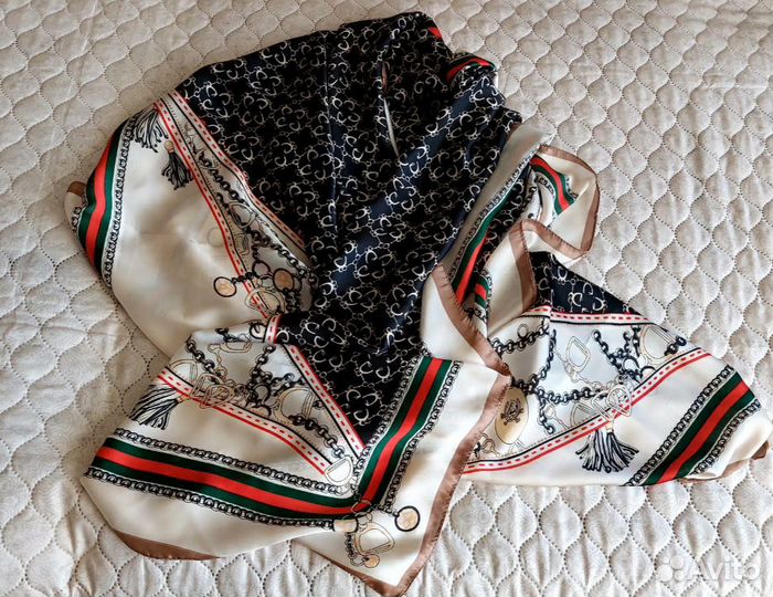 Натуральный шелк, палантин