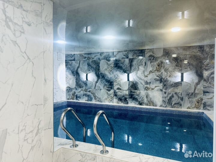 Баня сауна с бассейном