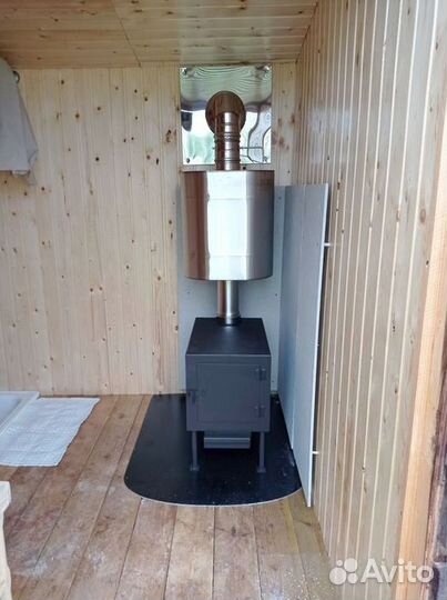 Печь камин на дровах