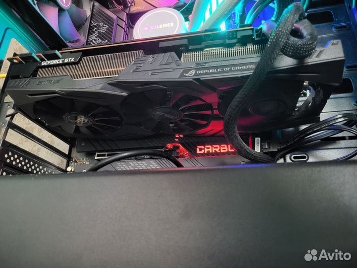 Видеокарта gtx 1080 ti 11 gb asus ROG stix