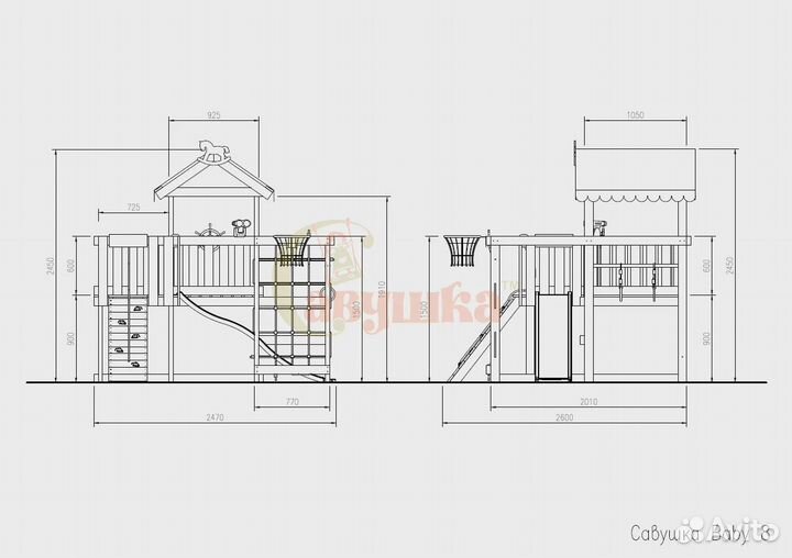 Игровой комплекс Савушка Baby 8