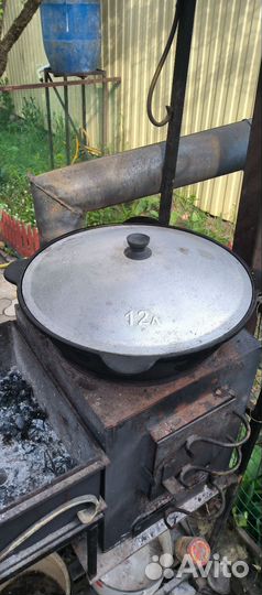 Казан чугунный 12 литров бу