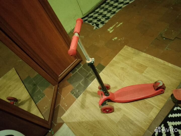 Самокат детский трехколесный бу