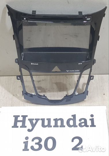 Магнитола с рамкой под магнитолу Hyundai i30 2, 12