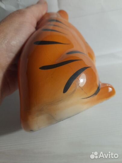 Тигренок. Фигурка керамическая