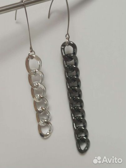 Серьги цепочки