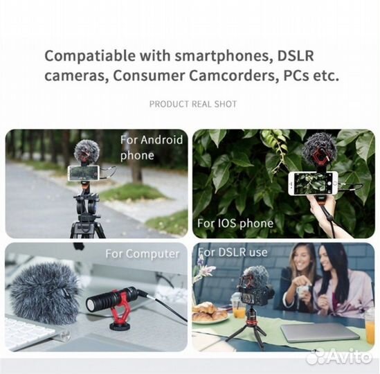 Микрофон петличный Boya BY-мm1 / Петличка