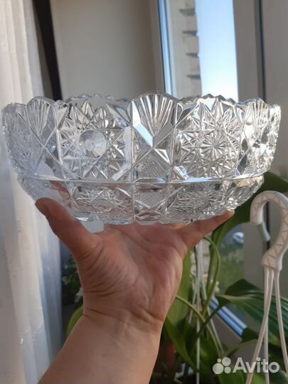 Ваза хрустальная СССР