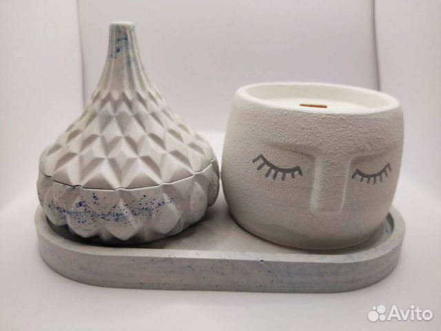 Набор ароматических свечей ручной работы