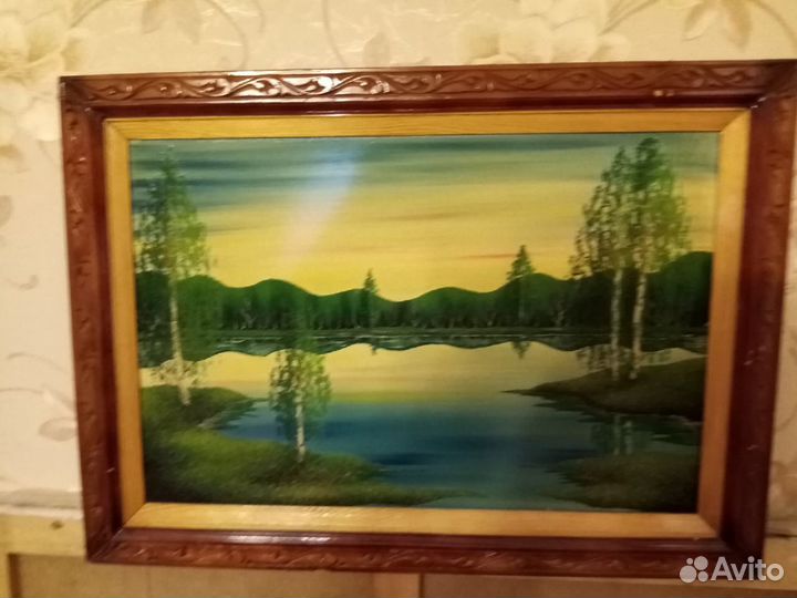 Картина с камнем